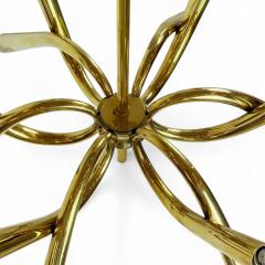 Italian Mid Century Modern Brass Chandelier - 4348001