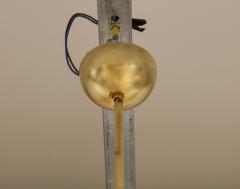 Italian Mid Century Modern Brass Horizontal Twelve Globe Chandelier circa 1960 - 3013530