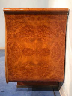 Italian Mid Century Modern Chest of Drawers in Birch Briar Root 1950s - 2601053