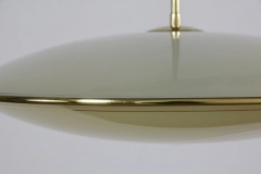 Italian Mid Century Modern Disc Chandelier or Pendant Lamp 1950s - 2602643