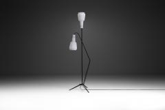 Italian Mid Century Modern Floor Lamp in the Style of Stilnovo Italy 1950s - 2805053