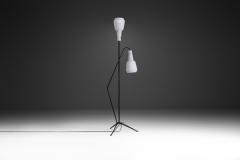 Italian Mid Century Modern Floor Lamp in the Style of Stilnovo Italy 1950s - 2805054