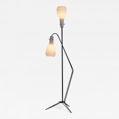Italian Mid Century Modern Floor Lamp in the Style of Stilnovo Italy 1950s - 2812862