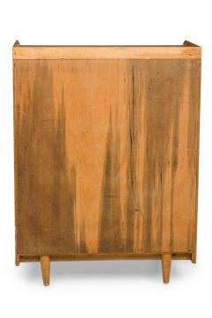 Italian Mid Century Modern Maple 6 Drawer Highboy Chest - 4161644