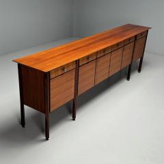 Italian Mid Century Modern Monumental Sideboard Rosewood Walnut Italy 1960s - 3839805