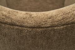 Italian Mid Century Modern Peaked Wingback Armchair Italy ca 1950s - 4295133