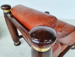 Italian Mid Century Modern Seating Set in Cognac Leather - 3134612