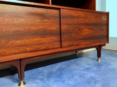 Italian Mid Century Modern Teak Tall Sideboard 1950 - 2600134