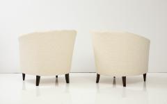 Italian Mid Century Pair of Curvilinear Chairs - 3335476