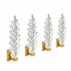 Italian Mid Century Palm Frond Wall Sconces - 4660648