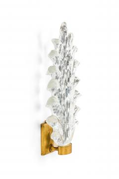 Italian Mid Century Palm Frond Wall Sconces - 4660650