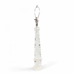 Italian Mid Century Rock Crystal Table Lamps - 1377317