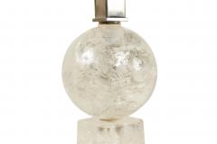 Italian Mid Century Rock Crystal Table Lamps - 1377320