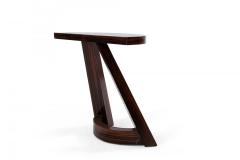 Italian Mid Century Rosewood Demilune Console Table - 4652664