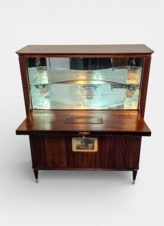 Italian Mid Century Sideboard or Cabinet Bar with Grissinato Design - 4609712