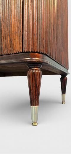Italian Mid Century Sideboard or Cabinet Bar with Grissinato Design - 4609713