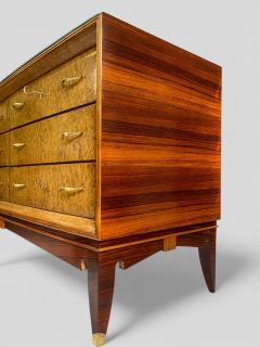 Italian Mid Century Sideboard or Chest of Drawers in Maple Root 1950s - 4479786