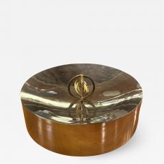 Italian Mid Century Silver Cookie Jar 1960s  - 1592383