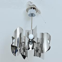 Italian Mid Century Space Age Chrome Chandelier - 4798768
