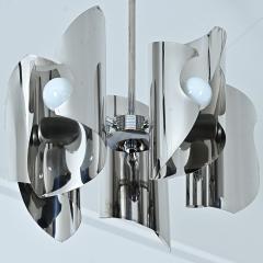 Italian Mid Century Space Age Chrome Chandelier - 4798770