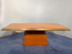 Italian Mid Century Space Age Maple Dining Table 1970s - 2900824