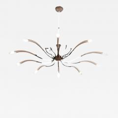 Italian Mid Century Spider Chandelier Lumi Milano 1950s - 2613033