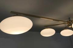Italian Mid Century Style Brass Chandelier - 1887147