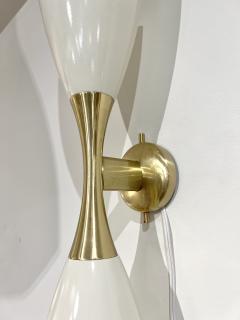 Italian Mid Century Style Double Shade Sconce - 3361441