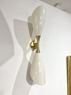 Italian Mid Century Style Double Shade Sconce - 3361442