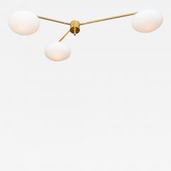 Italian Mid Century Style Flush Mount Chandelier - 2838728