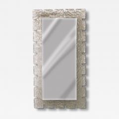 Italian Mid Century Style Perspex Illuminated Rectangular Wall Mirror - 4204796