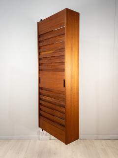 Italian Mid Century Suspended Tilting Wardrobe Coat Rack 1960s - 4814356