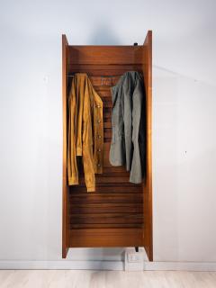 Italian Mid Century Suspended Tilting Wardrobe Coat Rack 1960s - 4814360