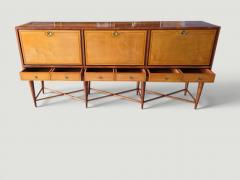 Italian Mid Century Tall Sideboard or Bar Cabinet 1950s - 4620546