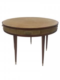 Italian Mid Century Teak Parchment Game Table - 1379561