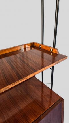 Italian Mid Century Wall unit Bookcase with Cabinet Bar 1960s - 4479825