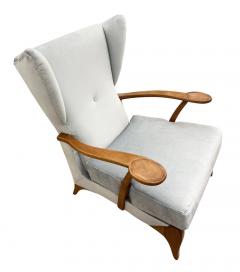Italian Mid Century Wing Back Chair - 2325590