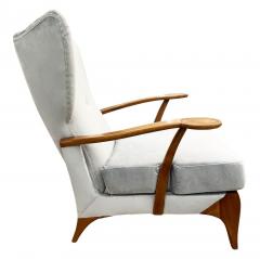 Italian Mid Century Wing Back Chair - 2325592