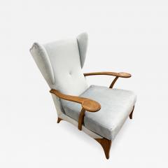 Italian Mid Century Wing Back Chair - 2326367