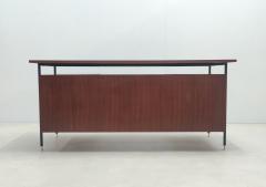 Italian Mid Century Wooden Desk with Drawers - 2972055