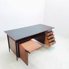 Italian Mid Century Wooden Desk with Drawers - 2972056
