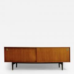 Italian Mid Century Wooden Sideboard with Sliding Doors - 2983155