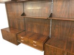 Italian Mid Century Wooden Wall Unit - 3005658