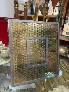 Italian Mid Century Woven Brass Picture Frame 1970s - 4689522