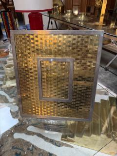Italian Mid Century Woven Brass Picture Frame 1970s - 4689523