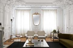 Italian Midcentury Giltwood Mirror 1950 - 1821907