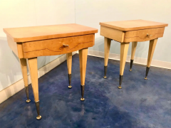 Italian Midcentury Maple Bedside Tables or Nightstand 1950s - 2599728