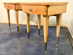 Italian Midcentury Maple Bedside Tables or Nightstand 1950s - 2599732