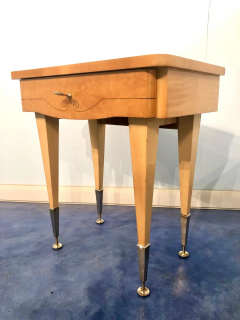 Italian Midcentury Maple Bedside Tables or Nightstand 1950s - 2599733