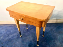 Italian Midcentury Maple Bedside Tables or Nightstand 1950s - 2599734